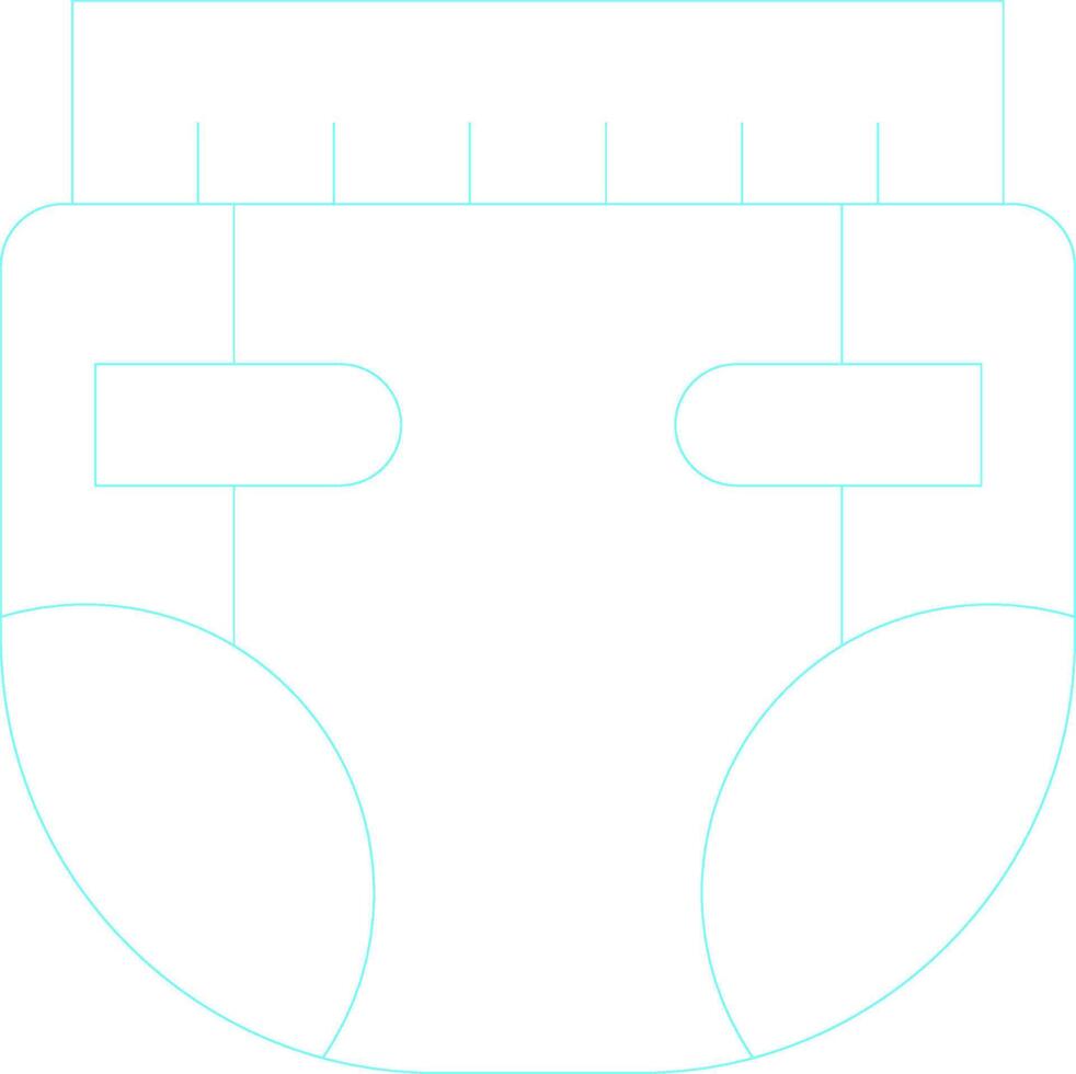 Diaper Creative Icon Design vector