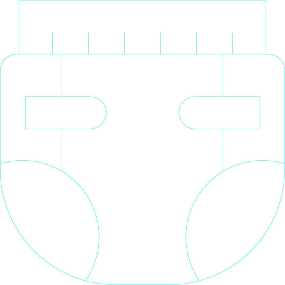 Diaper Creative Icon Design vector