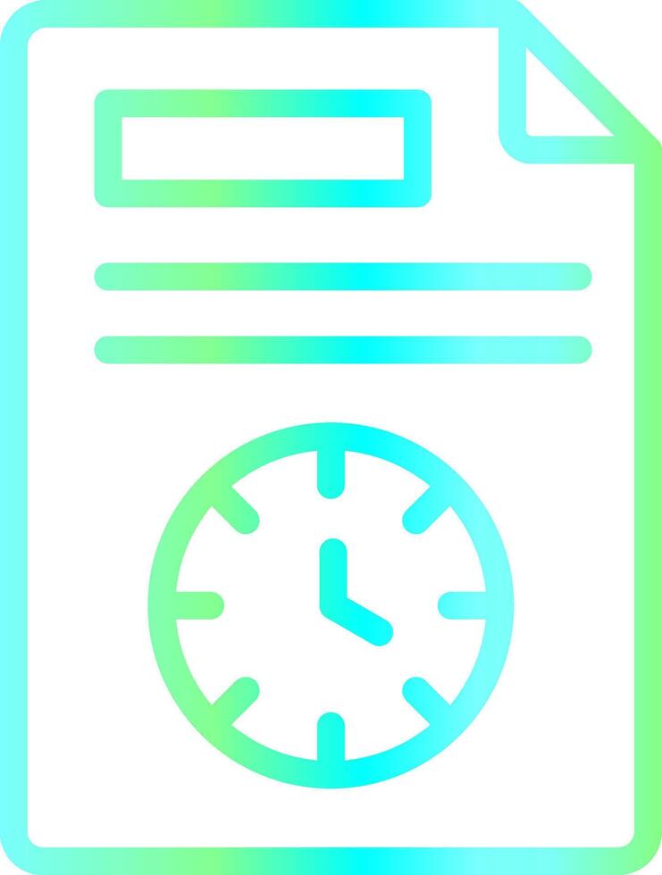 Schedule Creative Icon Design vector