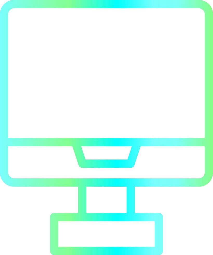 Monitor Creative Icon Design vector