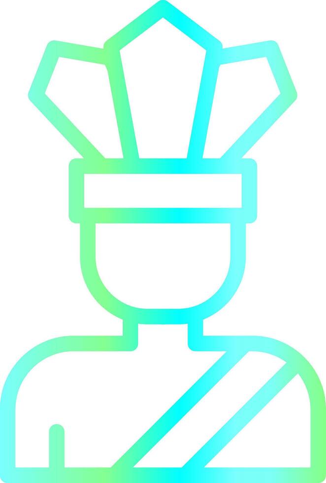 Native Indian Creative Icon Design vector