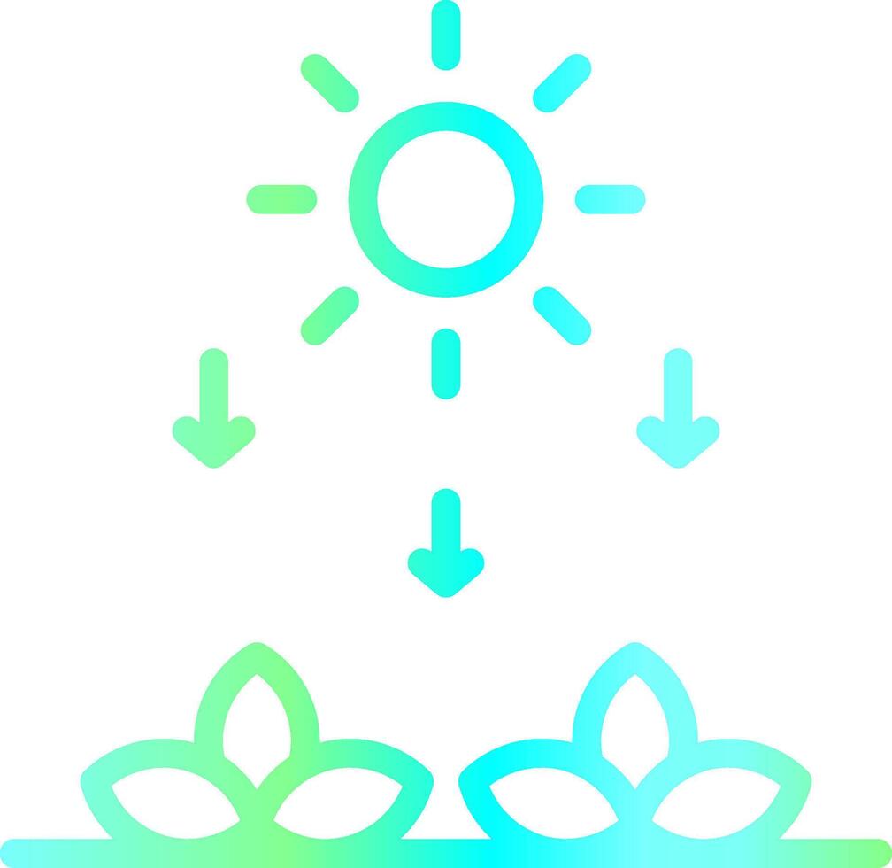 Photosynthesis Creative Icon Design vector