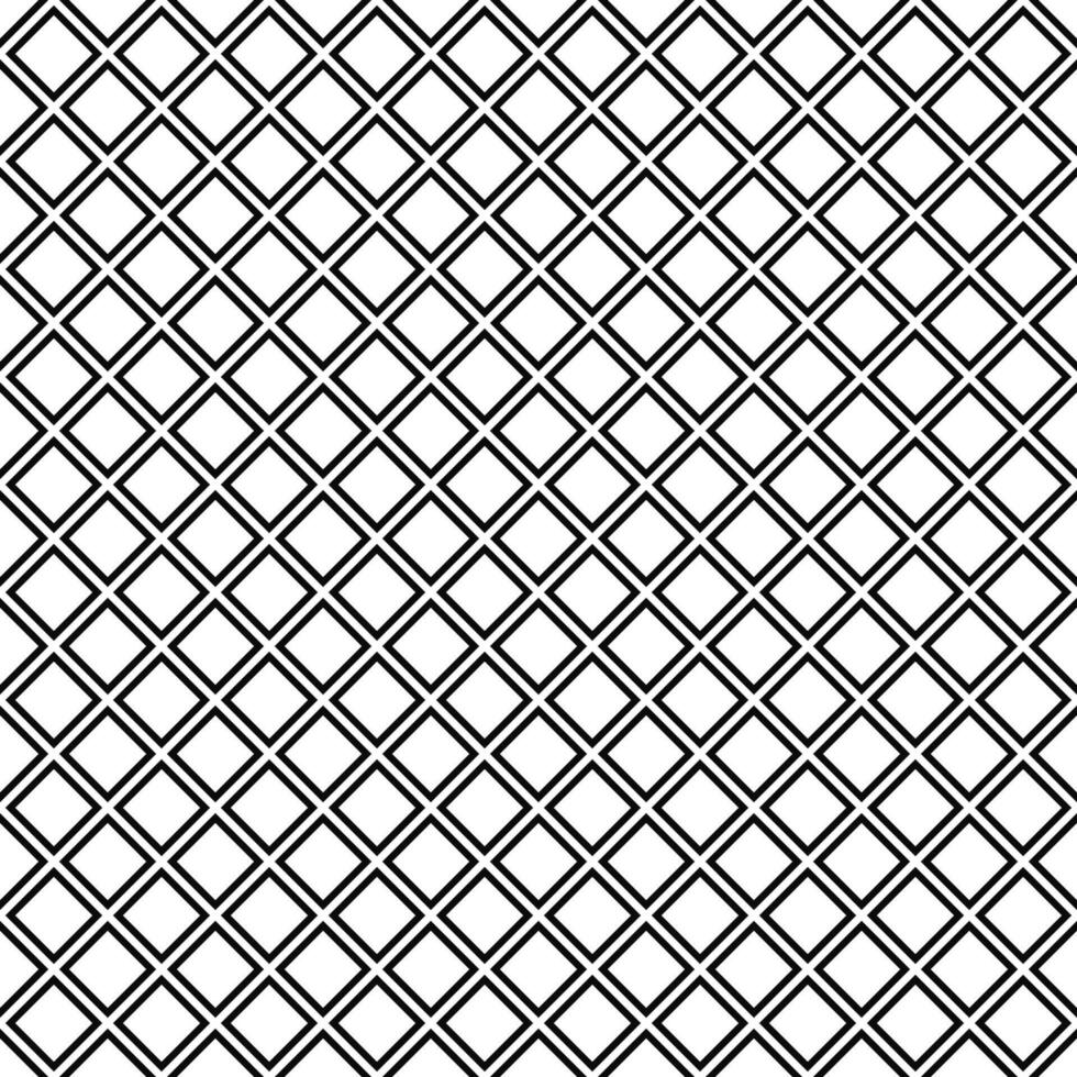 Repeat black white abstract square pattern design vector