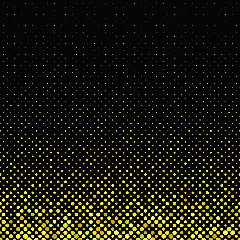 Yellow abstract dot pattern background - graphic from small dots vector
