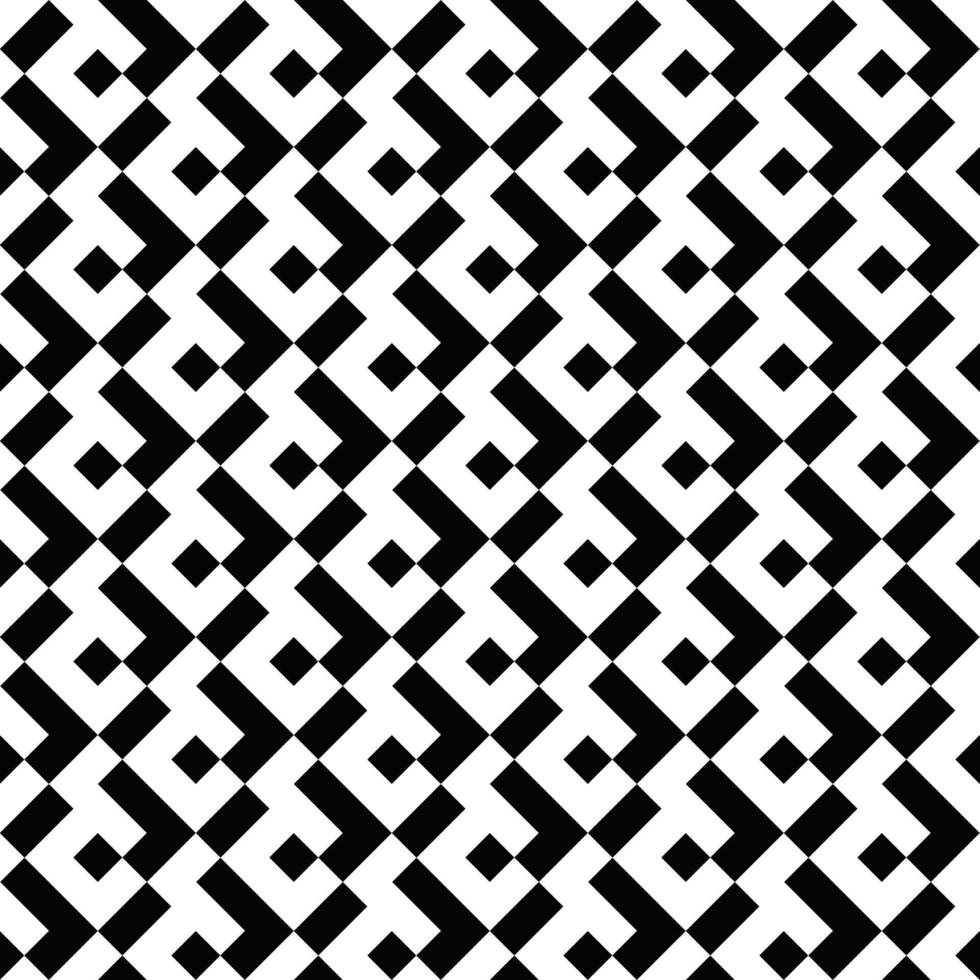 Abstract diagonal monochrome geometric pattern background - seamless repetitive repeating vector design