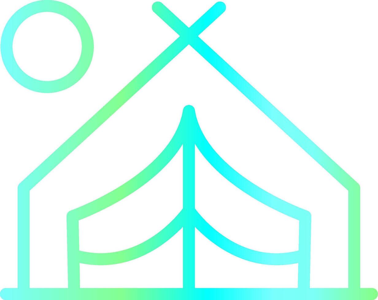 Camping Creative Icon Design vector