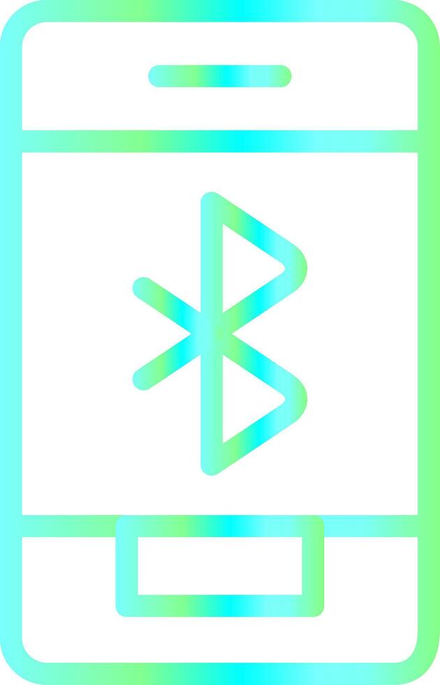 Bluetooth Creative Icon Design vector