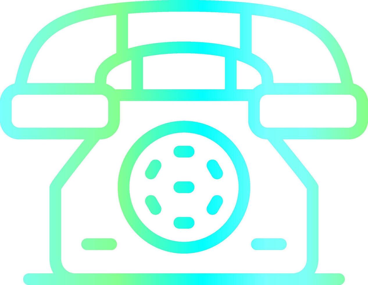 Telephone Creative Icon Design vector