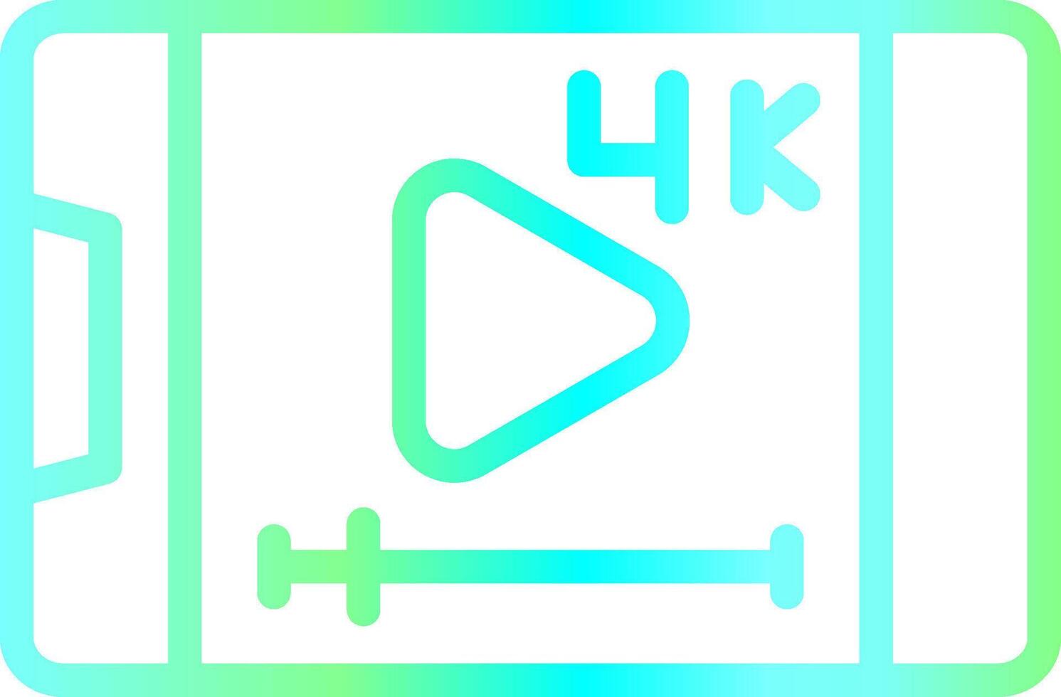 Video Streaming Creative Icon Design vector