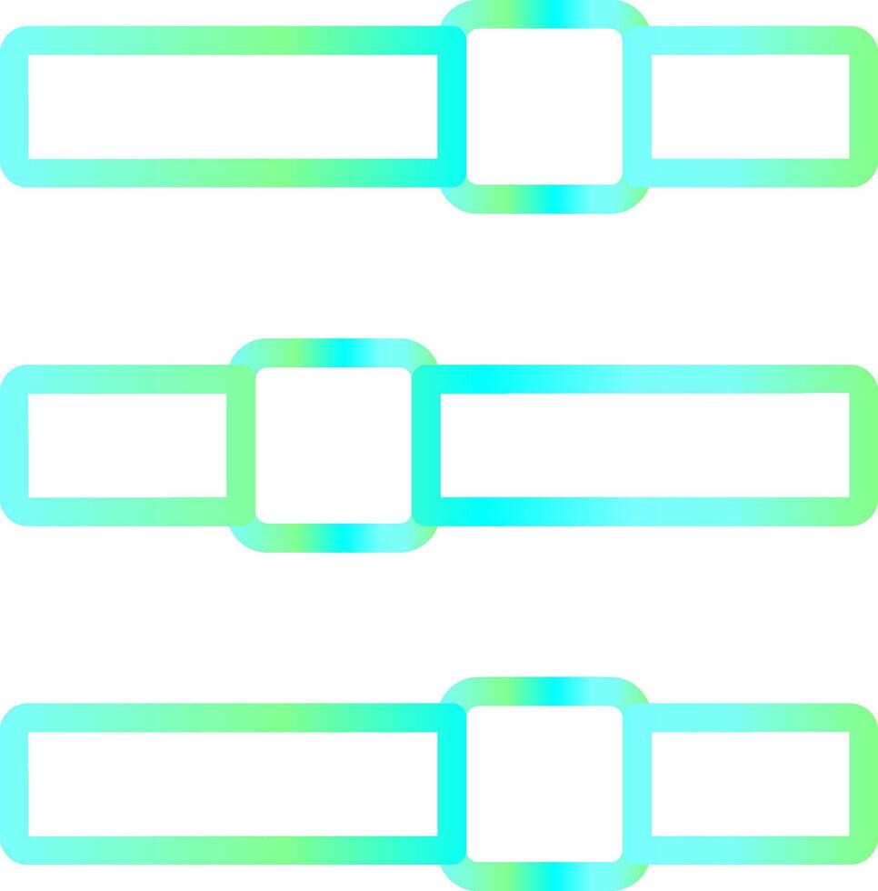 Sliders Creative Icon Design vector