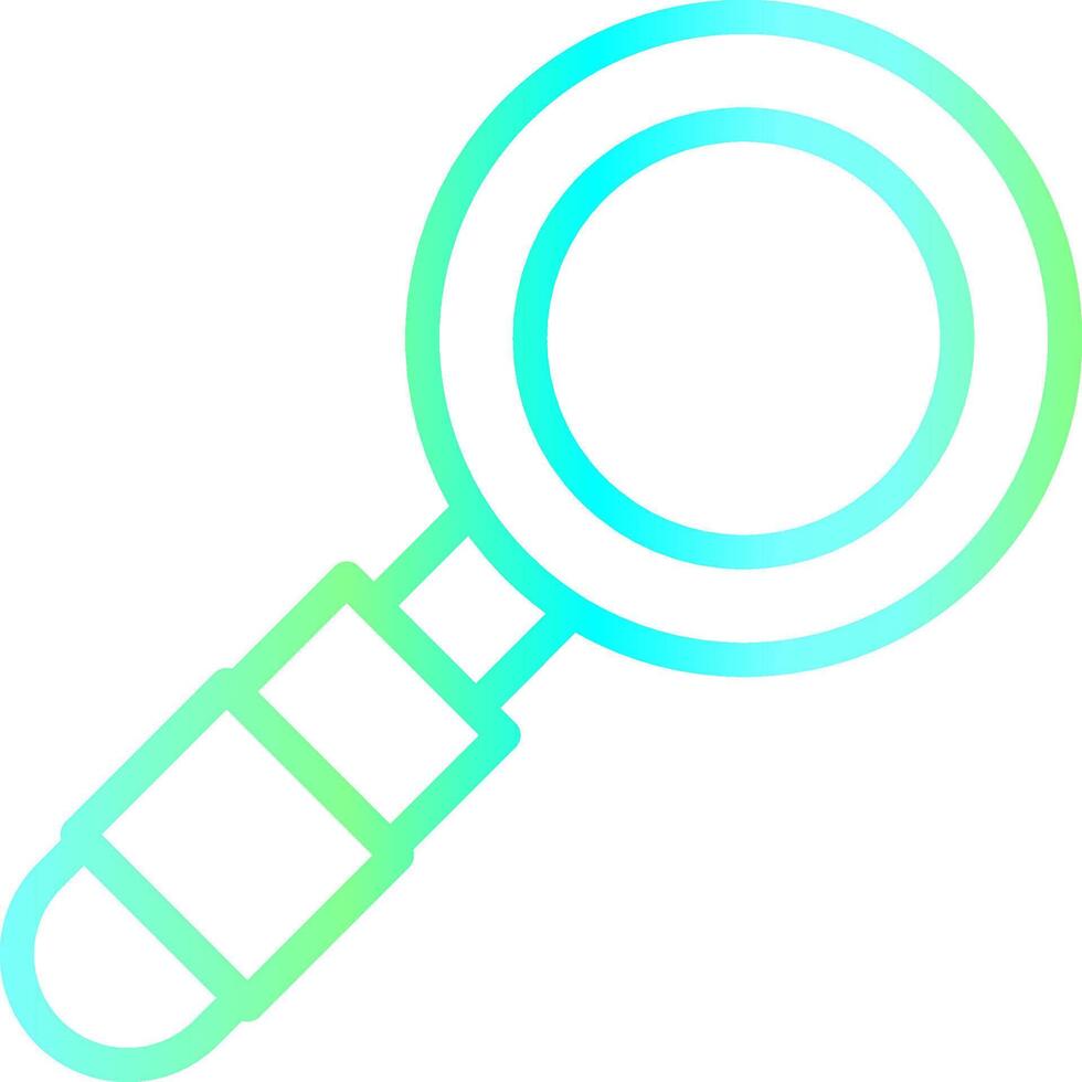 Magnifying Glass Creative Icon Design vector