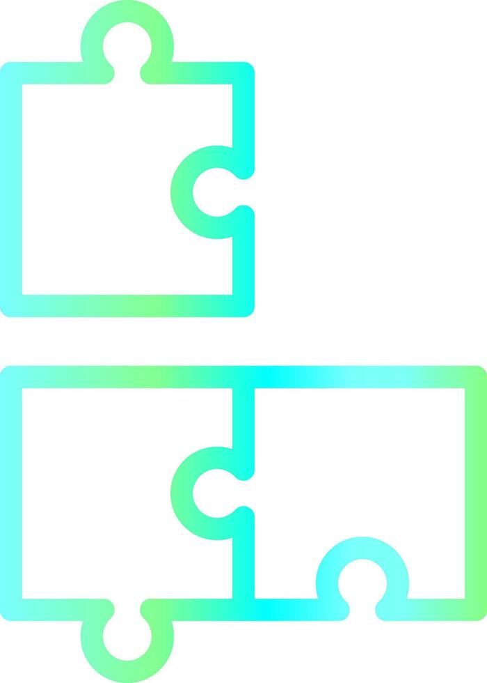 Puzzle Creative Icon Design vector