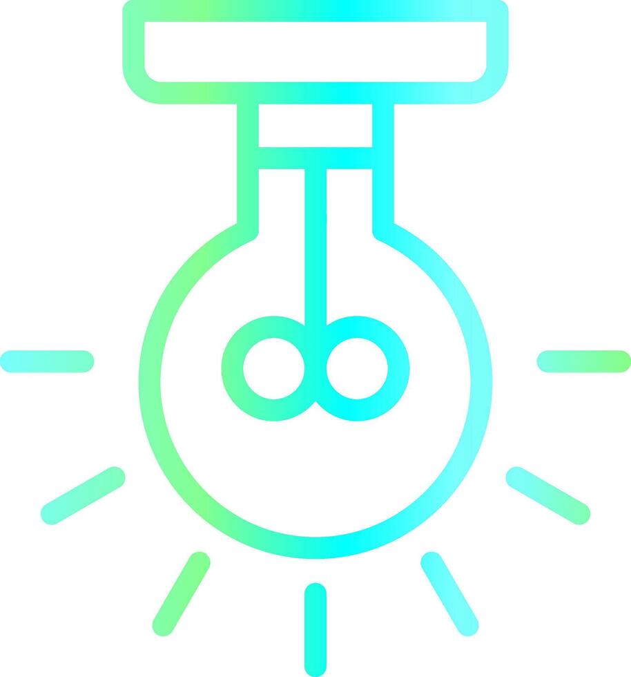 Line Blue Green Gradient Design vector