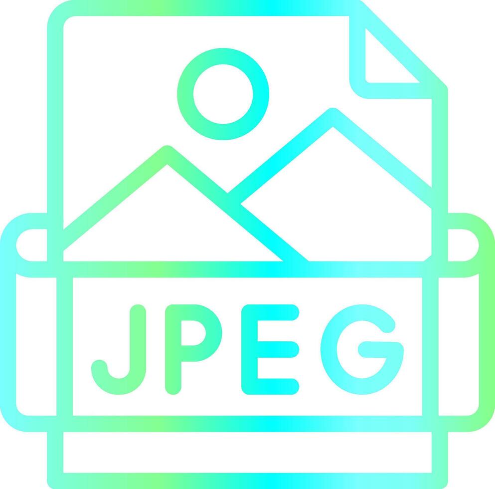 Jpeg Creative Icon Design vector