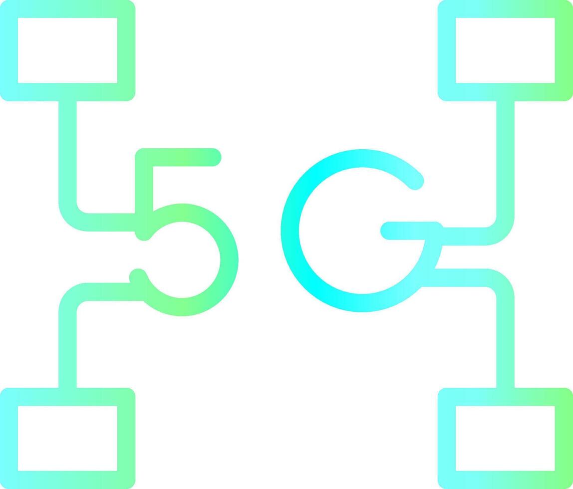 Network Creative Icon Design vector
