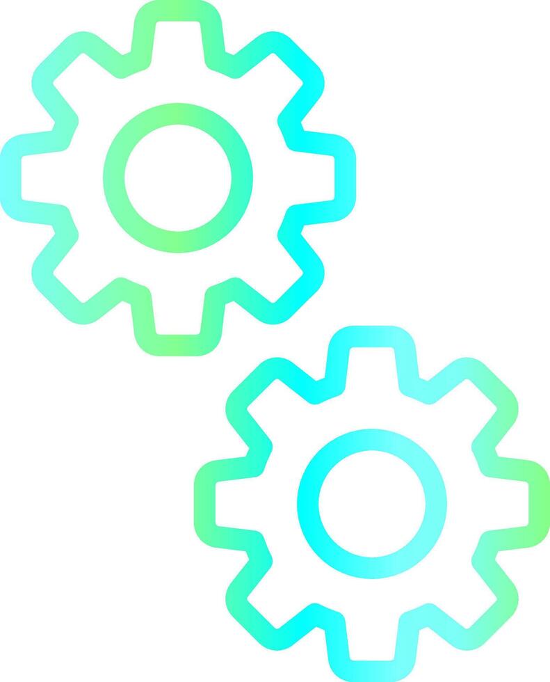 Gears Creative Icon Design vector