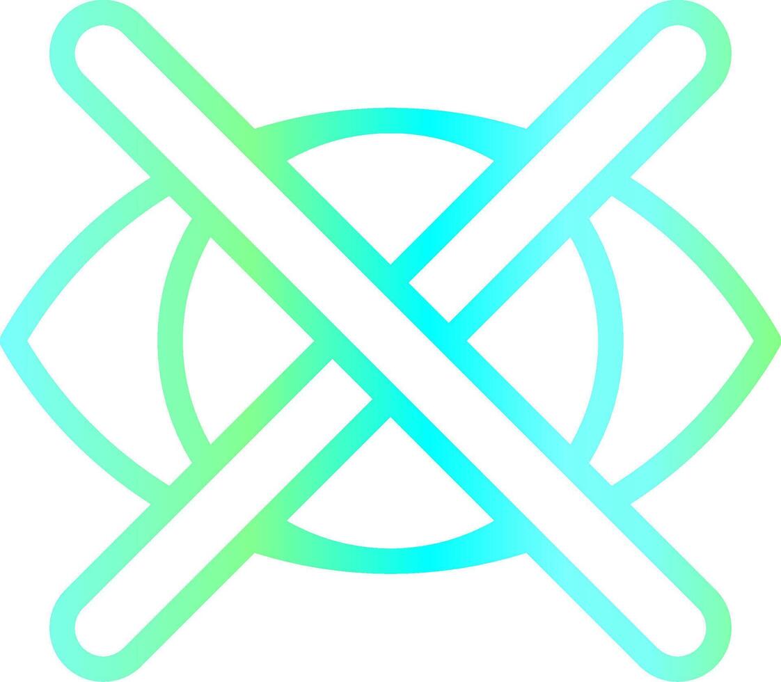 Close Eyes Creative Icon Design vector