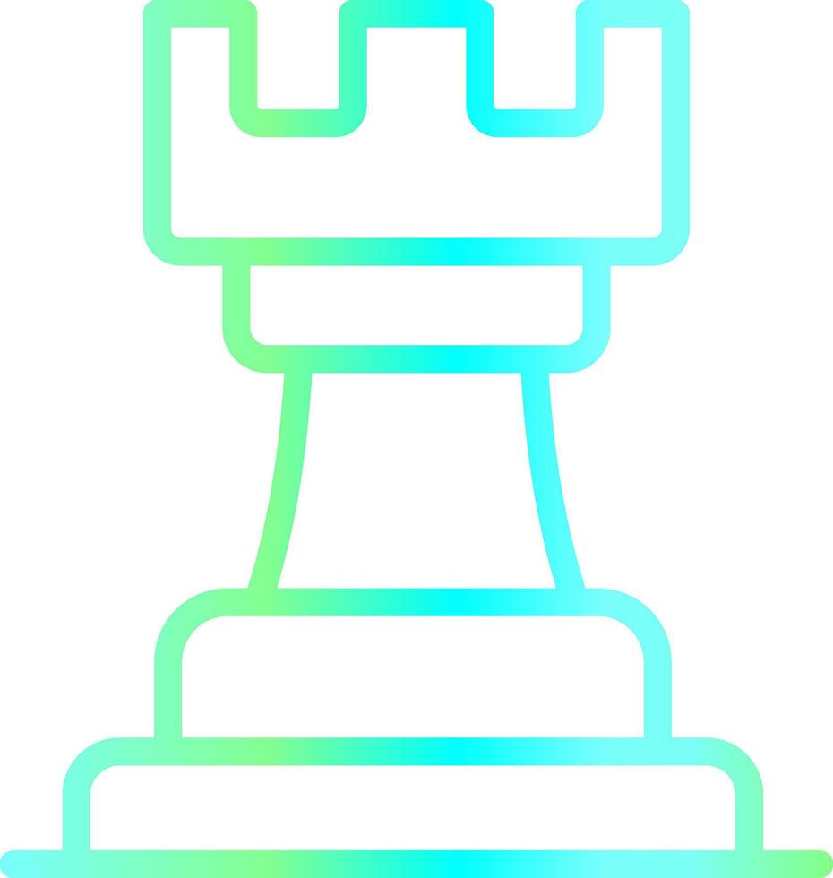 Chess Piece Creative Icon Design vector