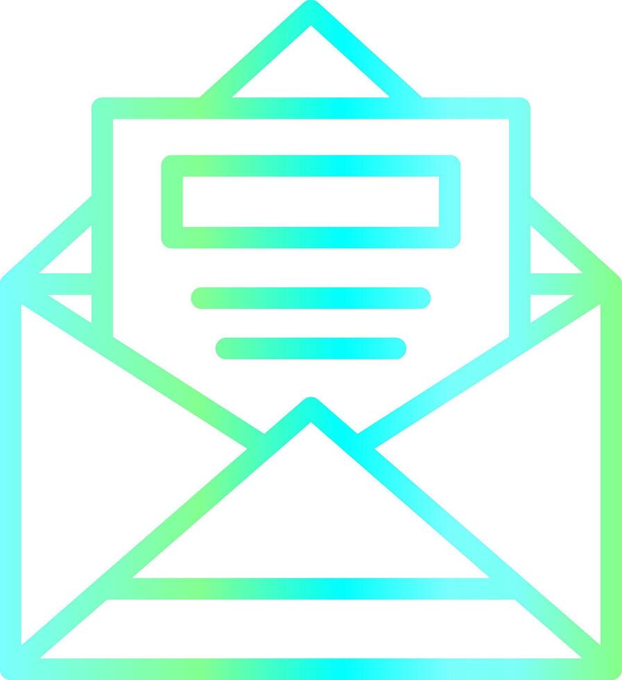 Open Email Creative Icon Design vector