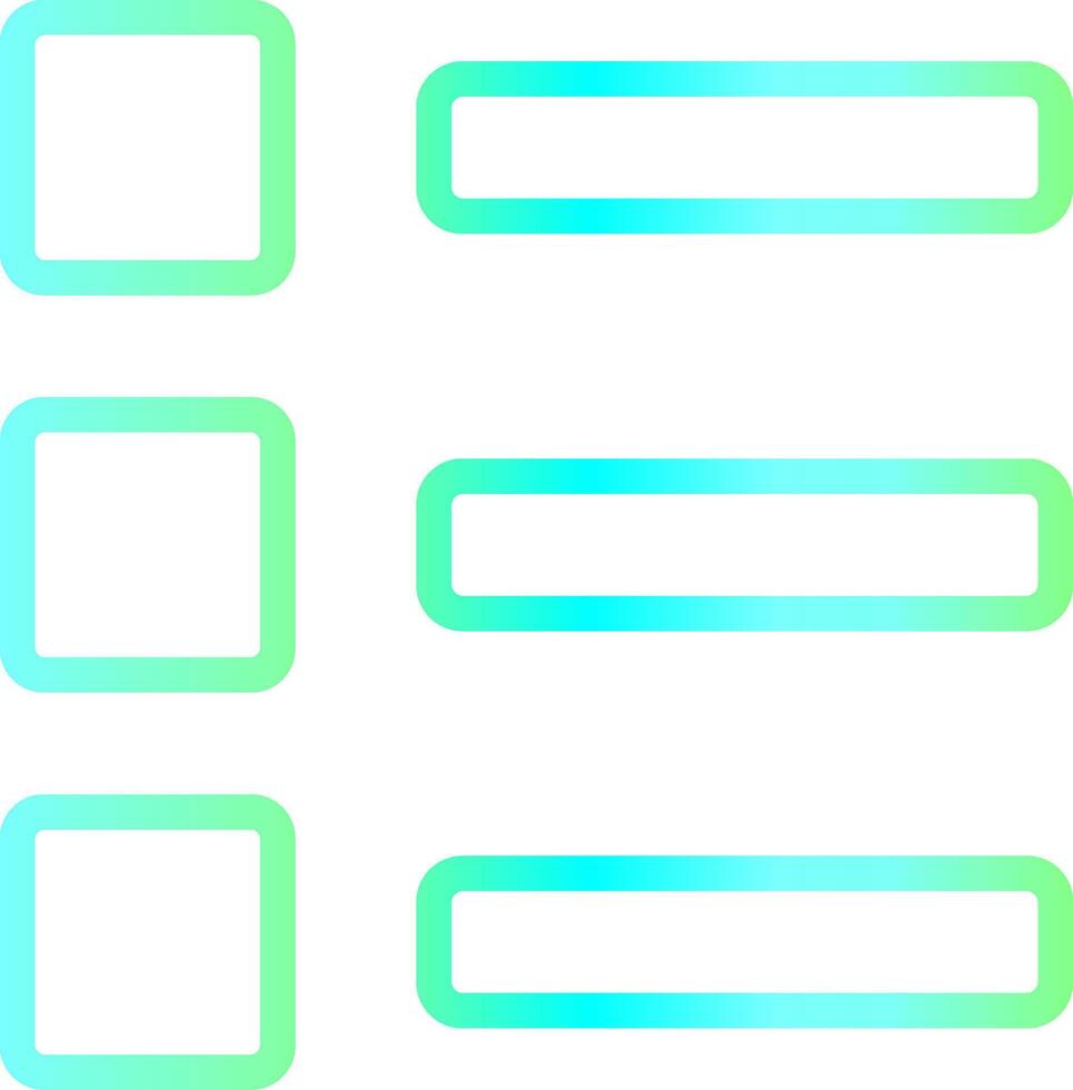 List Creative Icon Design vector