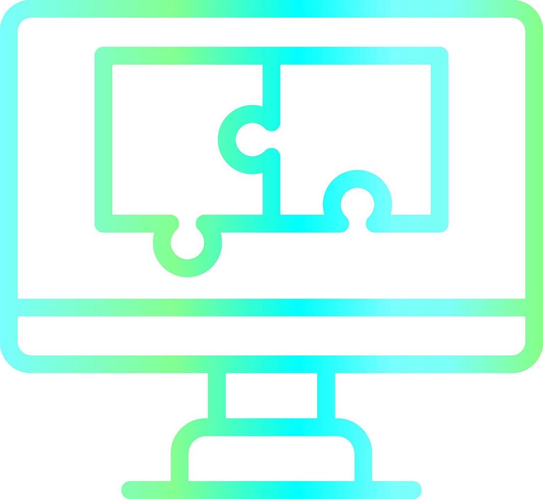 Puzzle Creative Icon Design vector