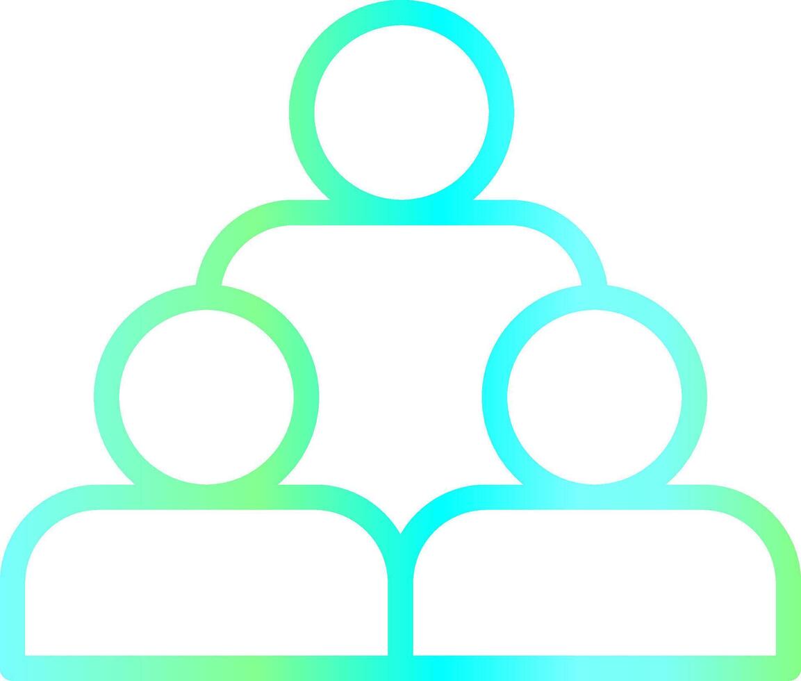 Audience Creative Icon Design vector