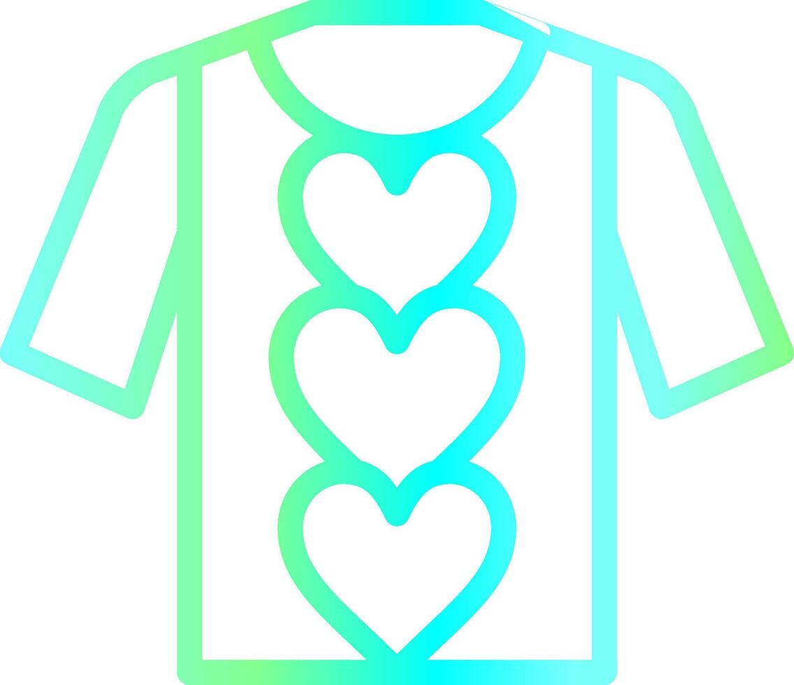 Shirt Creative Icon Design vector