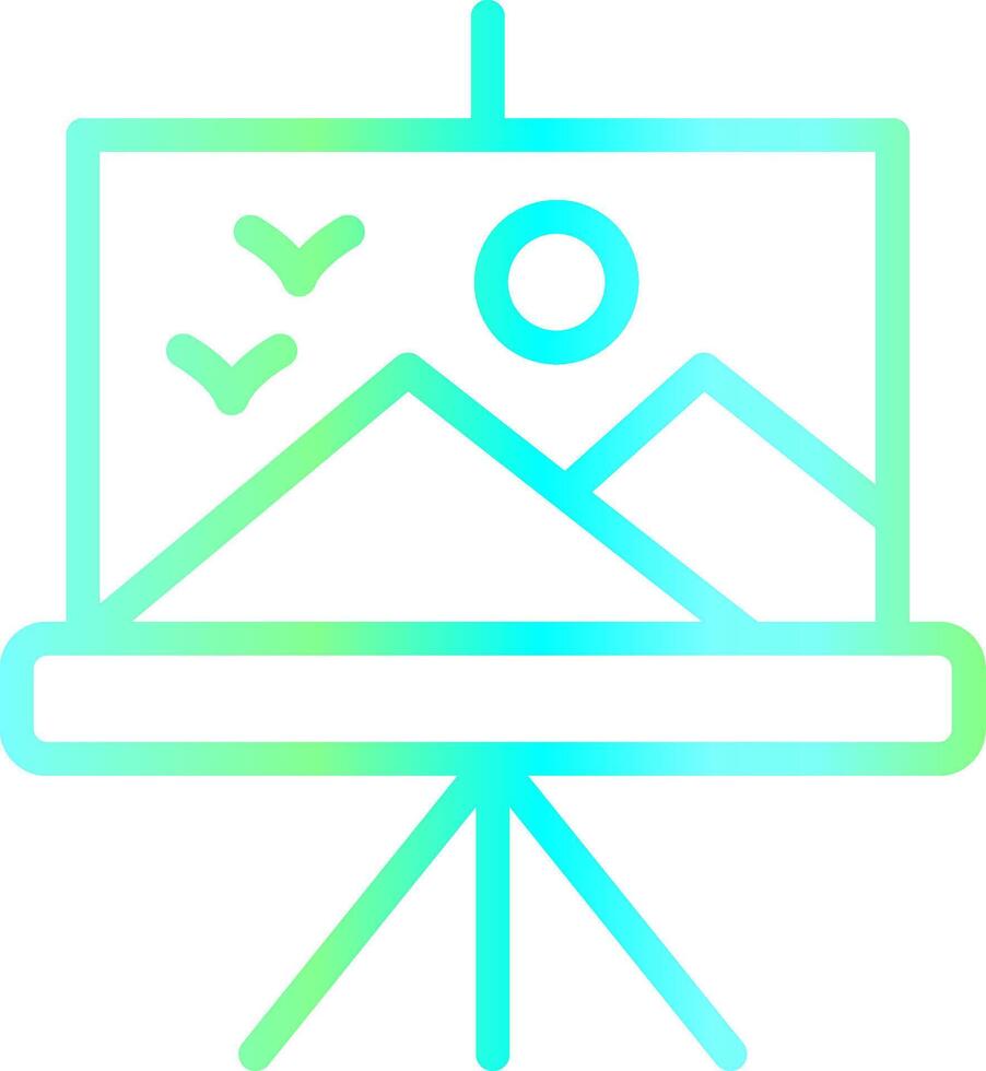 Canvas Creative Icon Design vector