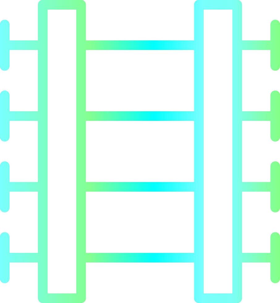 Train Tracks Creative Icon Design vector