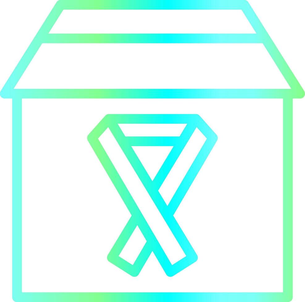 Line Blue Green Gradient Design vector
