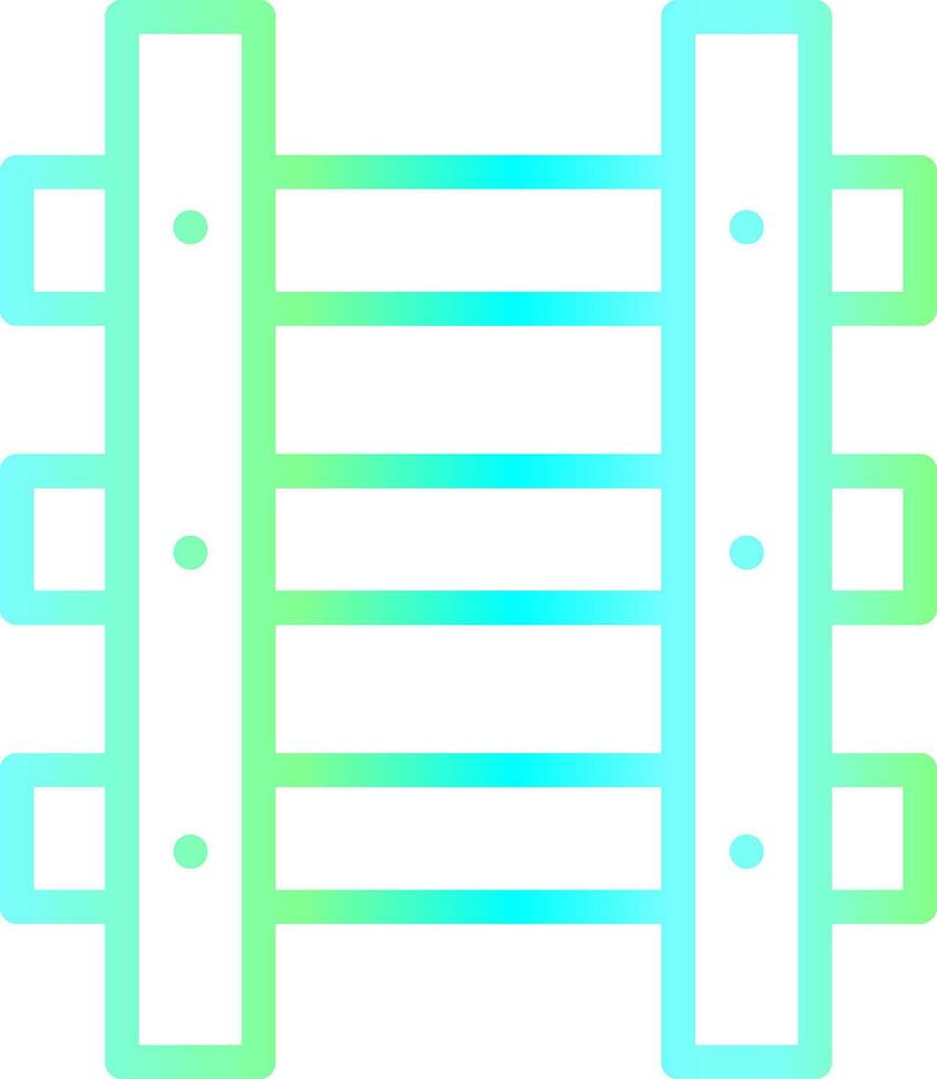 Train Tracks Creative Icon Design vector