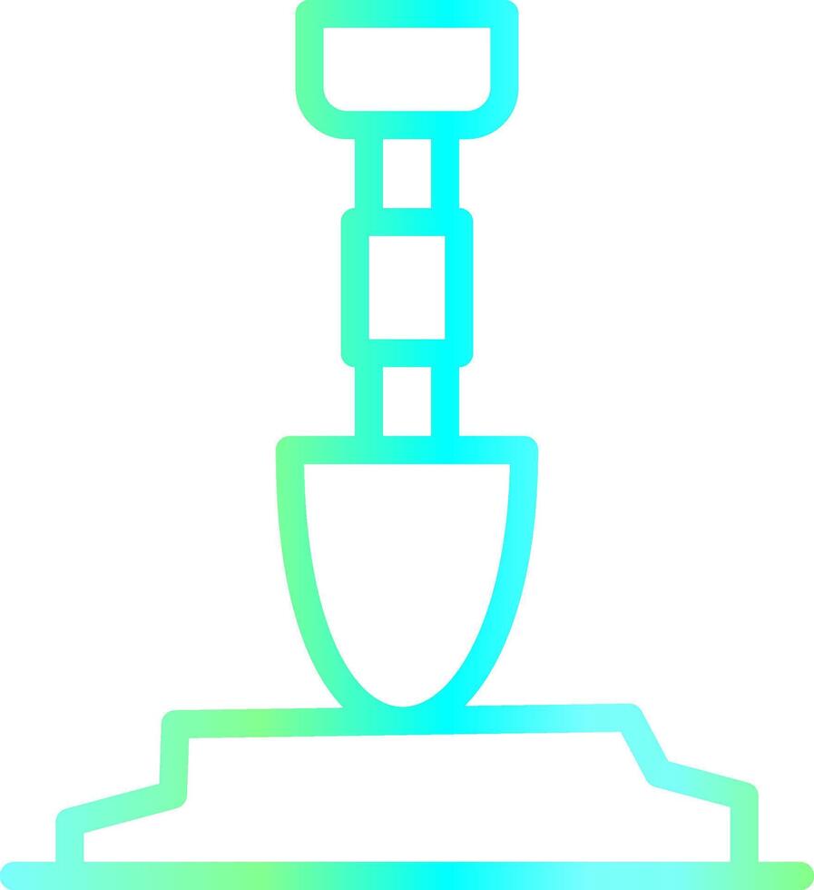 Shovel Creative Icon Design vector