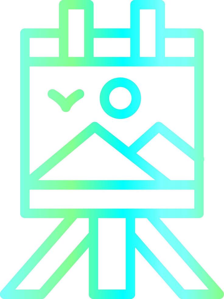 Canvas Creative Icon Design vector