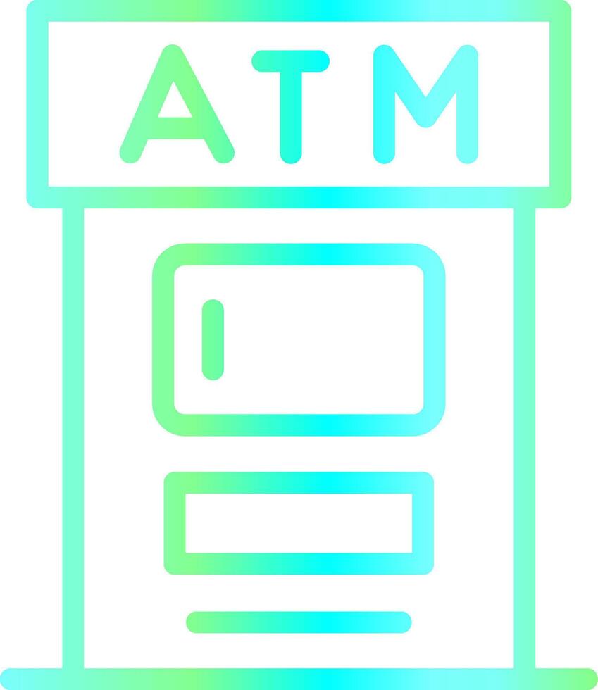 ATM Creative Icon Design vector