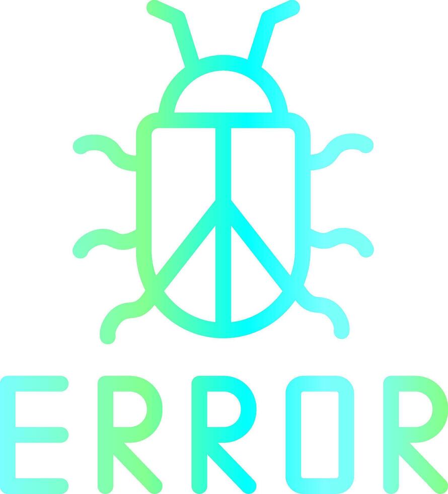 Bug Creative Icon Design vector