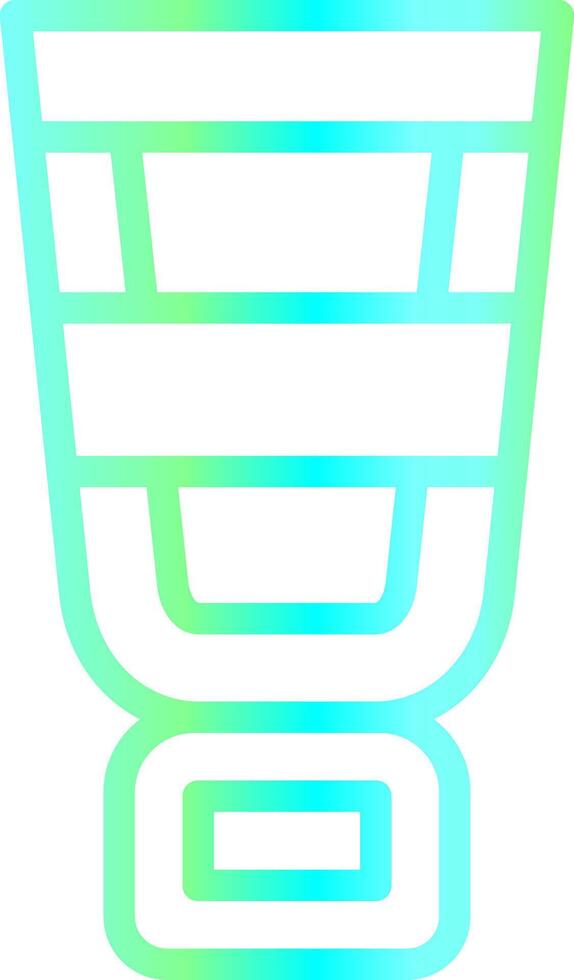 Sunscreen Creative Icon Design vector