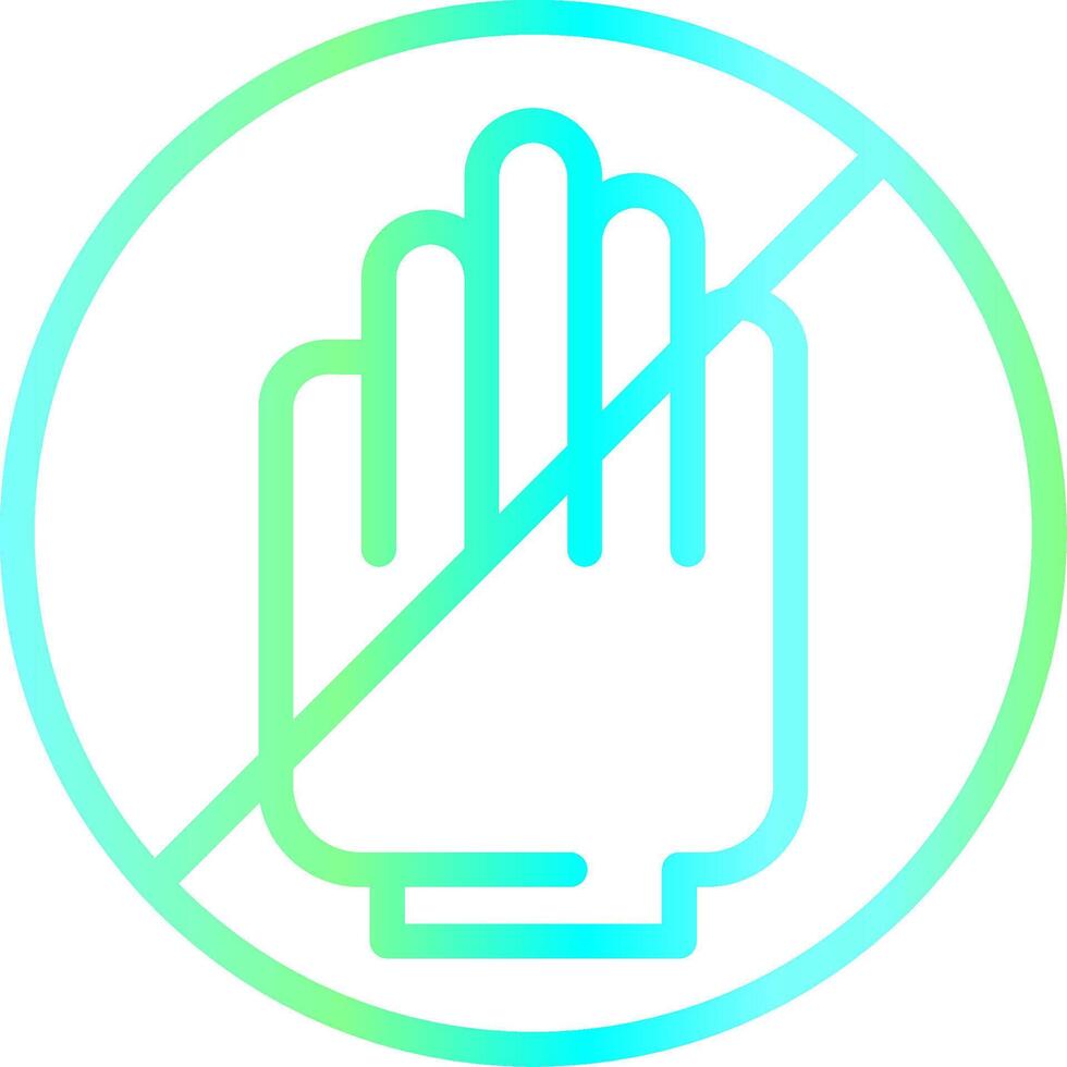 Restriction Creative Icon Design vector