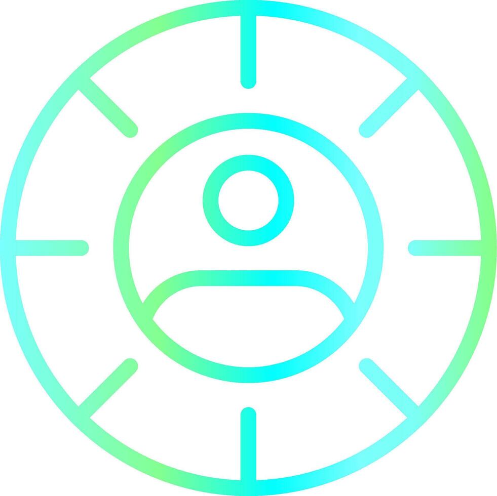 Targeting Creative Icon Design vector