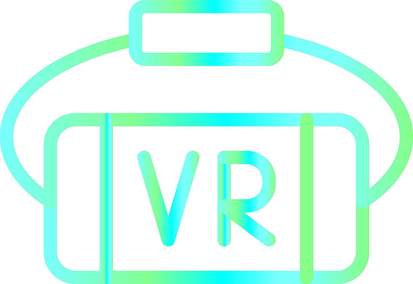 VR Glasses Creative Icon Design vector