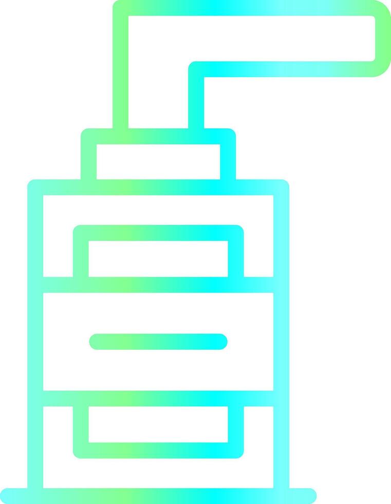 Line Blue Green Gradient Design vector