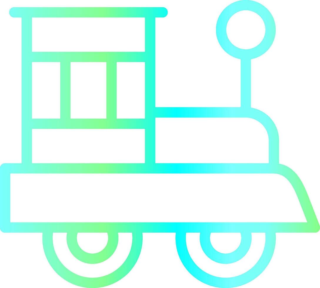 Train Creative Icon Design vector