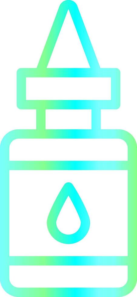 Line Blue Green Gradient Design vector