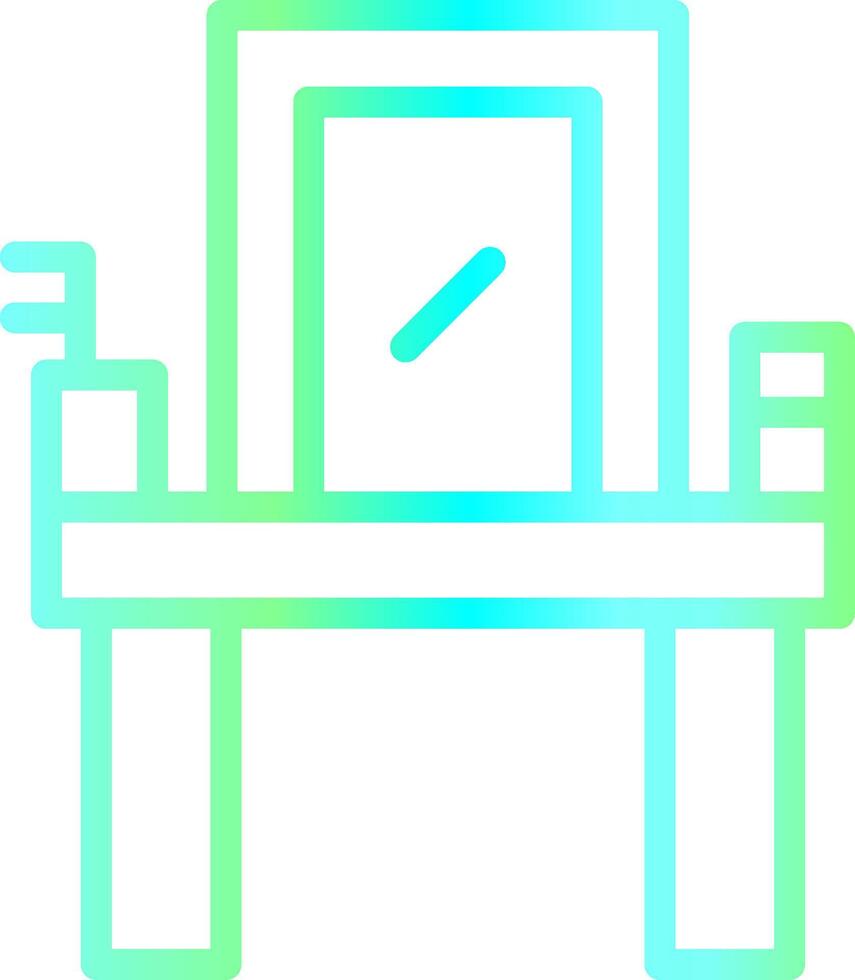 Line Blue Green Gradient Design vector