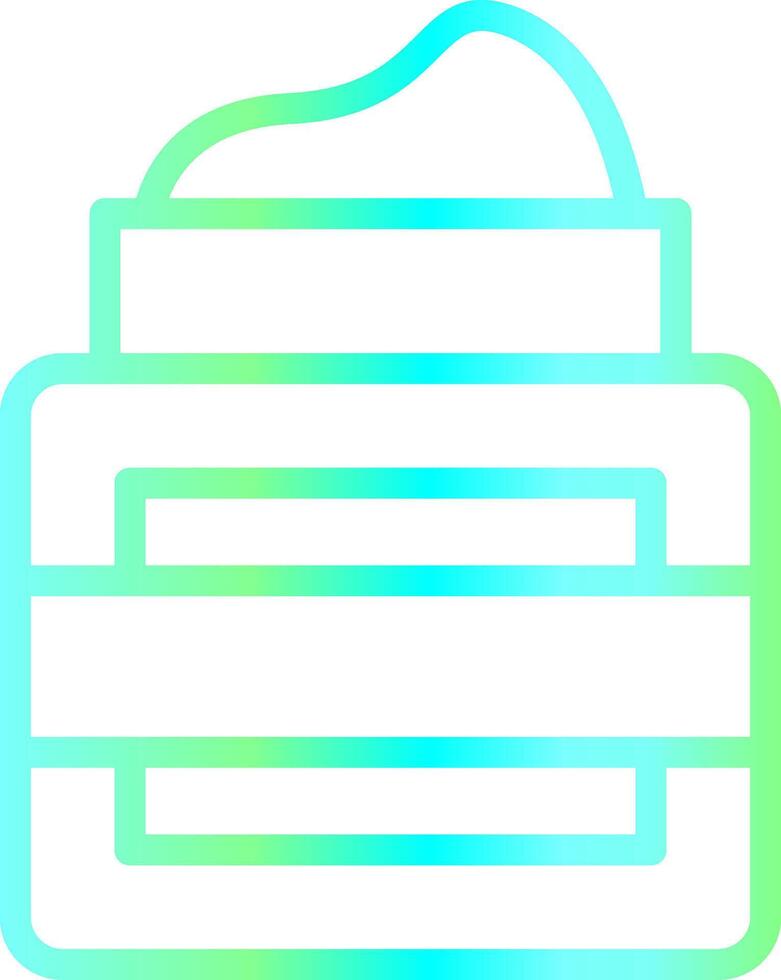 Line Blue Green Gradient Design vector