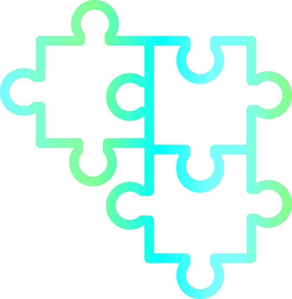 Puzzle Creative Icon Design vector