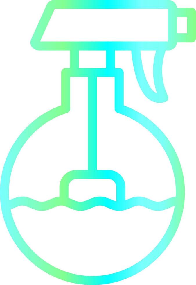 Line Blue Green Gradient Design vector