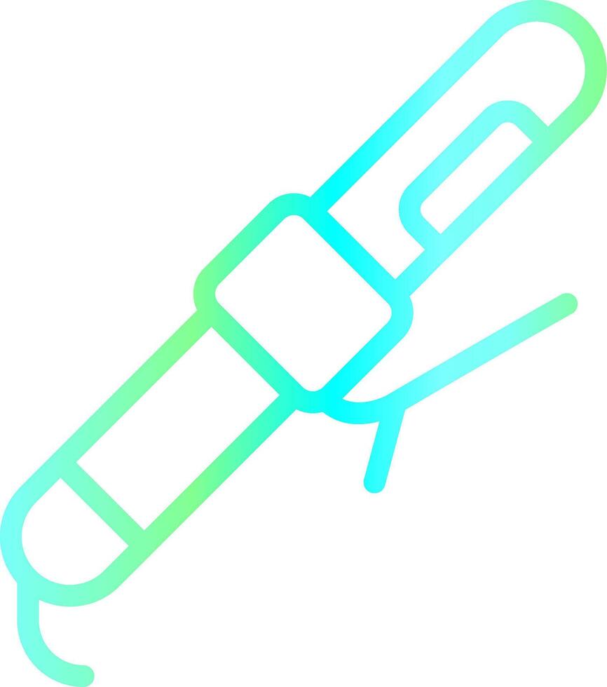 Line Blue Green Gradient Design vector