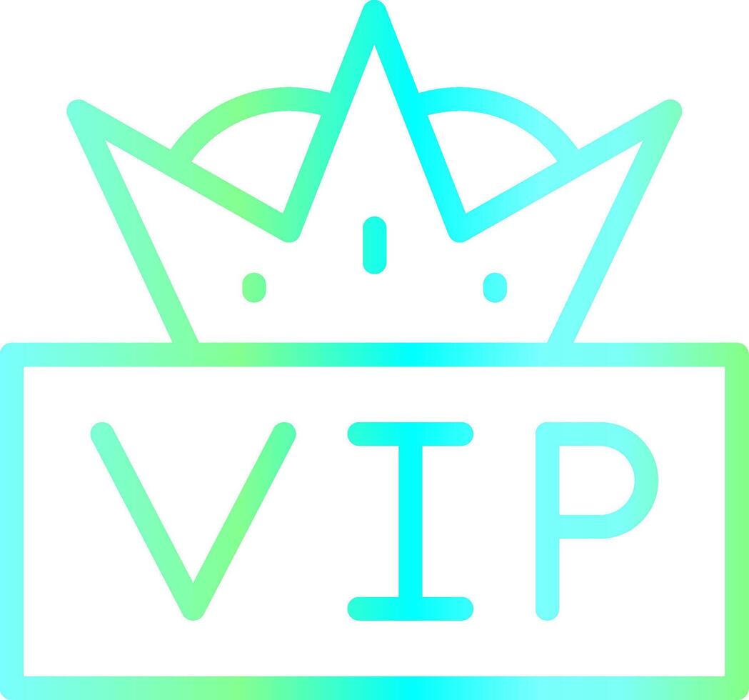 VIP Creative Icon Design vector