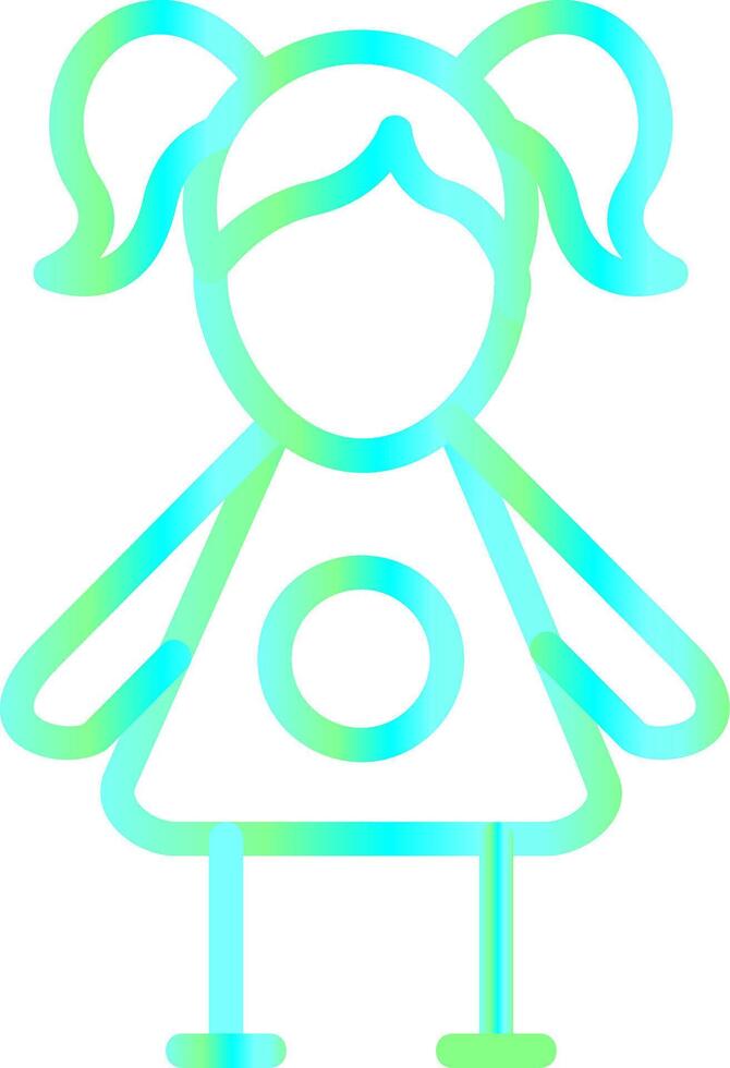 Doll Creative Icon Design vector
