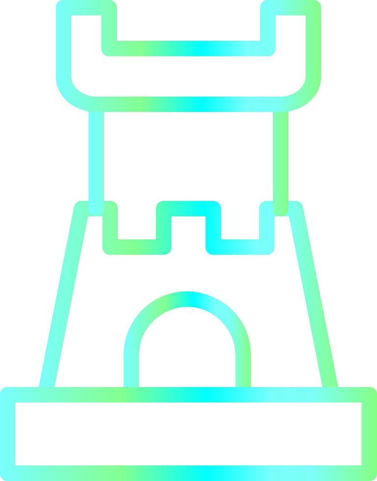 Castle Creative Icon Design vector